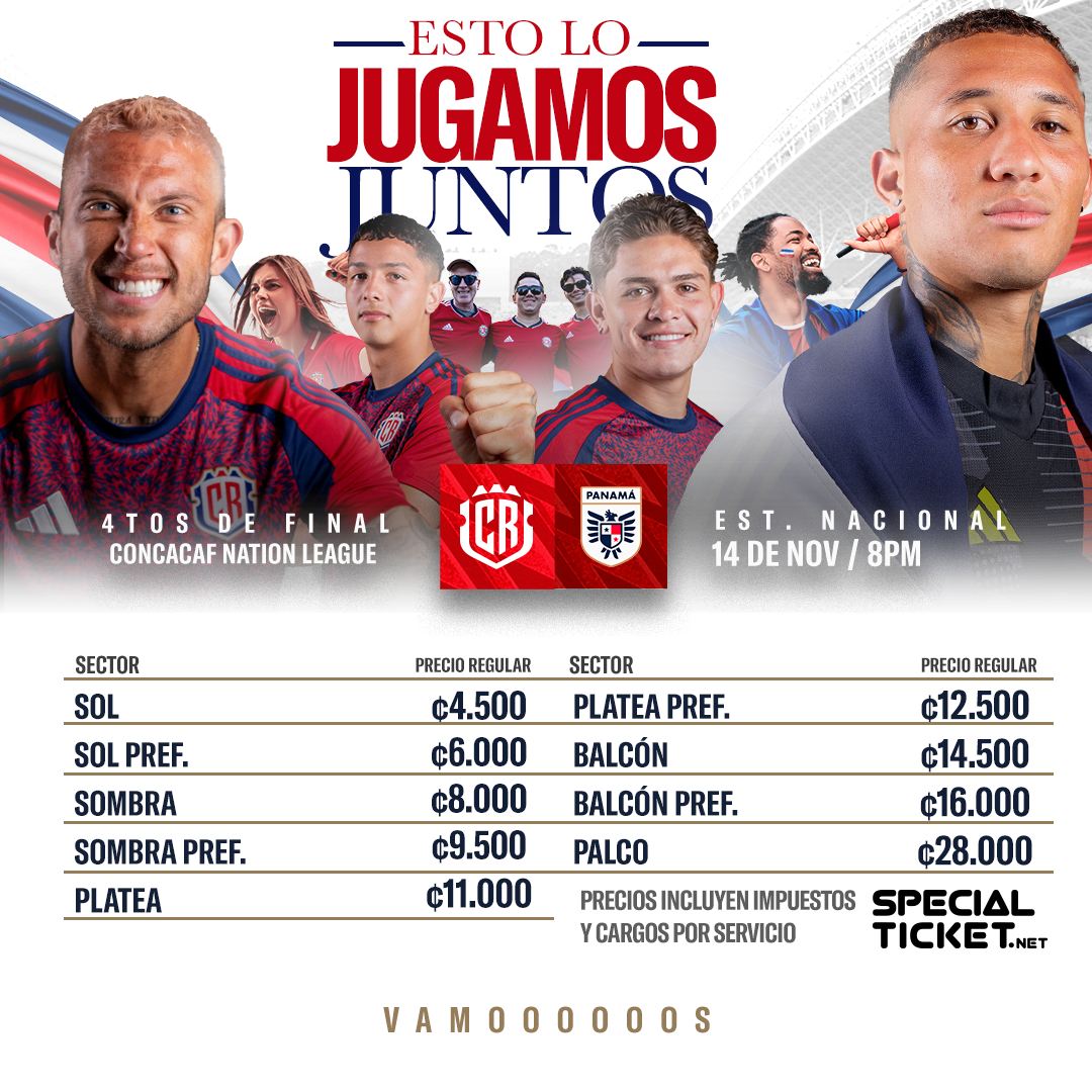 Inicia La Venta General De Entradas Para El Partido Entre Costa Rica Y Panam En El Estadio Nacional